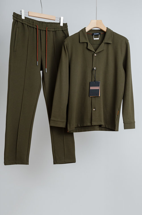 Zegna Elegant High-quality Fashion Casual Sports Suit Set