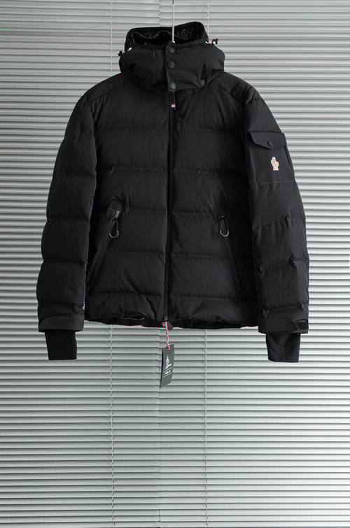 Moncler Premium Filled Short Down Jacket, Windproof
