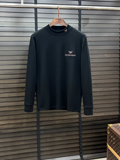 Armani All-season Wearable Cotton Base Layer with Logo