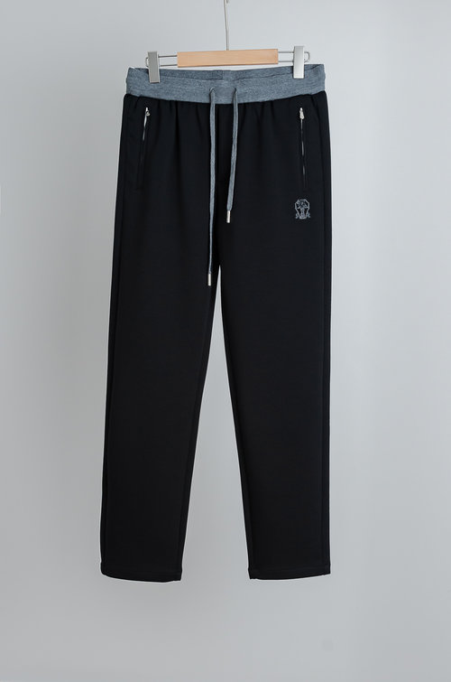 Brunello Cucinelli Comfortable Cotton Blend Trousers with Good Elasticity