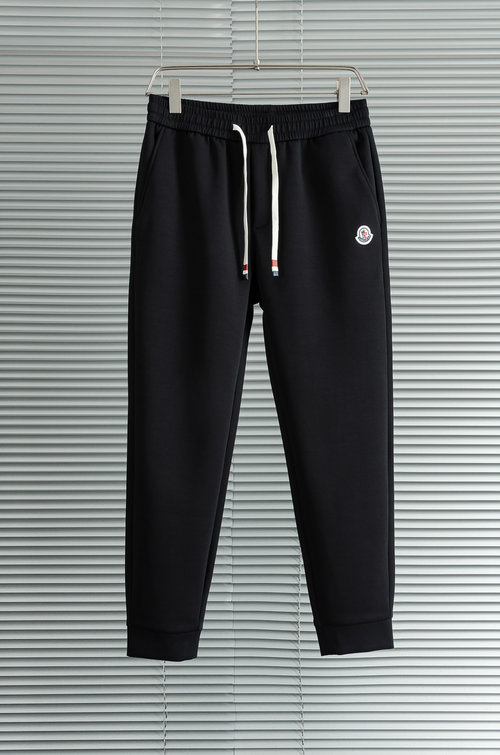 Moncler Comfortable and Stylish Elastic Waist Straight Pants