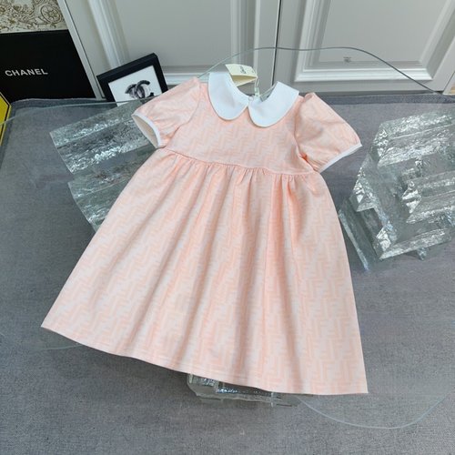 Fendi Girls A-line Dress, Cute High-waist & Comfortable