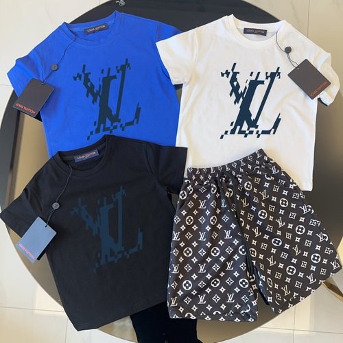 LV Premium Kids Cotton Outfit Set - Boys & Girls