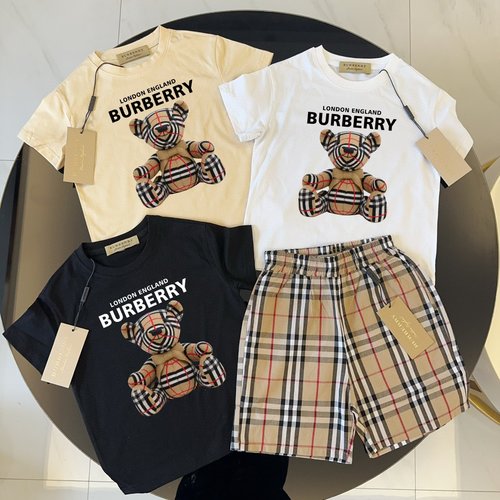 Burberry Premium Unisex Kids Cotton Set - Comfortable & Stylish