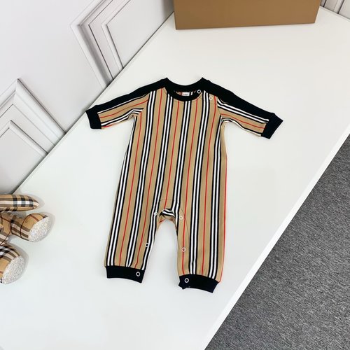 Burberry High-End Baby Cotton Romper for Boys & Girls 