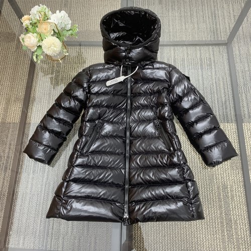 Moncler Girls Mid-Length Thick Goose Down Jacket