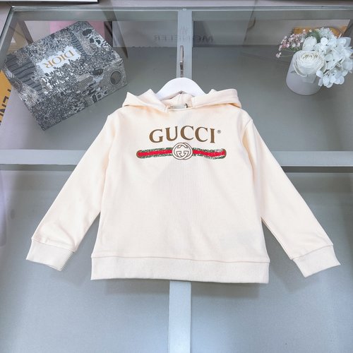 Gucci Unisex Kids Cotton Hoodie, Comfortable & Stylish 