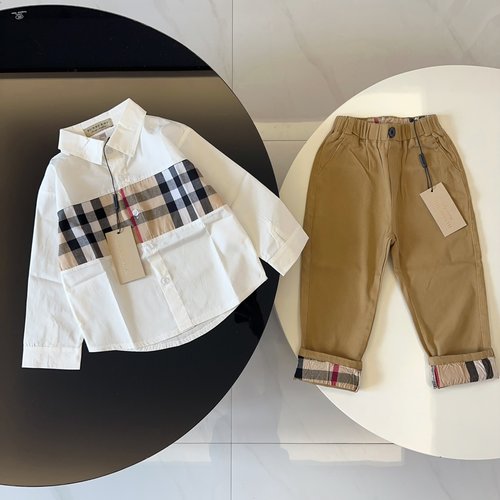 Burberry Boys Premium Cotton Set – Comfortable & Stylish
