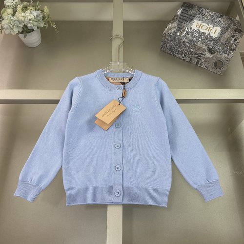 Burberry Unisex Kids Wool Blend Cardigan, Soft & Stylish