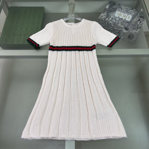 Gucci Girls Luxury Wool Knit Dress 