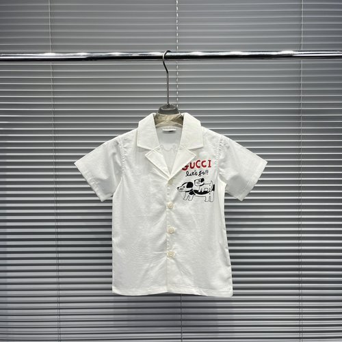 Gucci Boys High-End Cotton Shirt, Comfortable & Stylish 