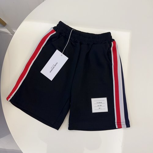 Thom Bn Kids Premium Cotton Shorts with Webbing, Comfortable & Stylish
