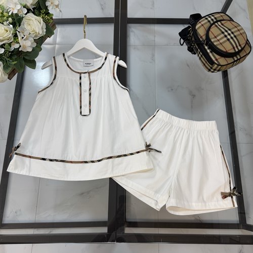 Burberry Girls Premium Cotton Kids Set - Comfortable & Stylish