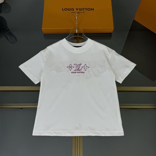 LV Kids Premium Cotton T-Shirt Distressed & Big Back Embroidery