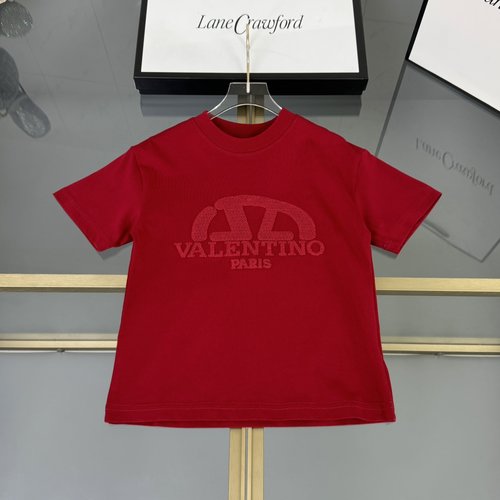 Valentino Premium Kids Cotton T-Shirt with Special Embroidery & Washed Finish 