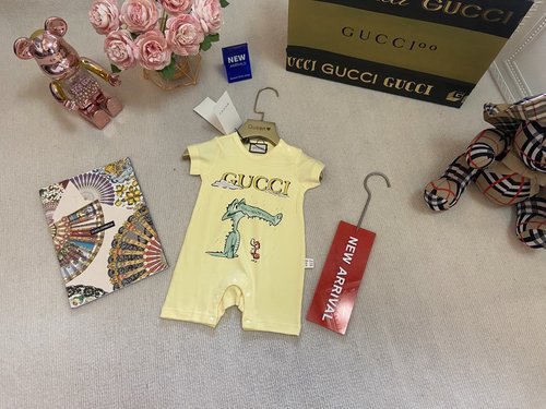Gucci High-End Organic Cotton Baby Onesie for Boys & Girls