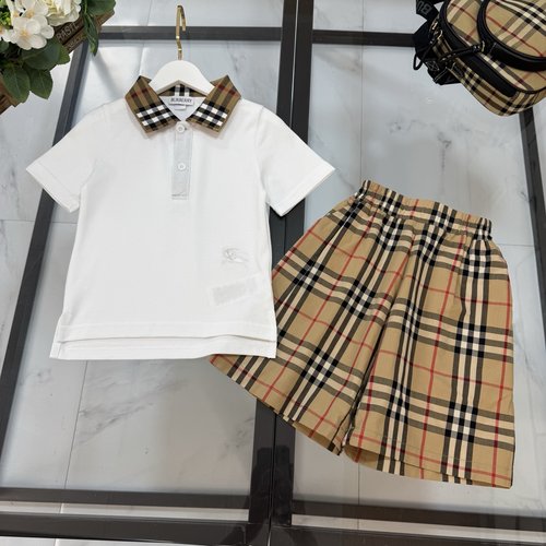 Burberry Premium Kids Cotton Polo Set 