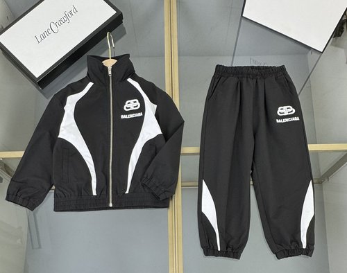 Balenciaga Kids Woven 2-Piece Set 