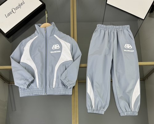 Balenciaga Kids Premium Woven Colorblock Set