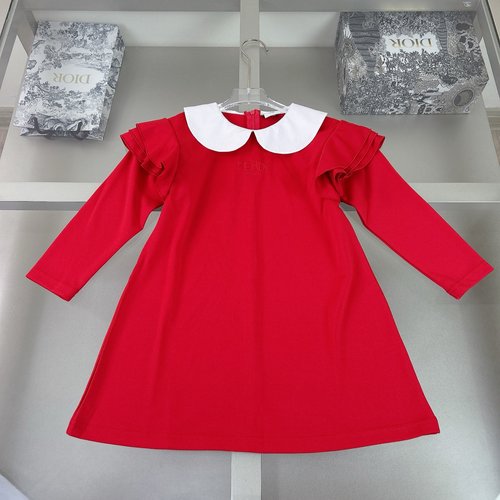 Fendi Girls Premium Cotton Dress - Comfortable & Stylish