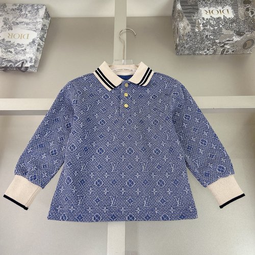 LV Kids Premium Pique Short Sleeve Polo Shirt