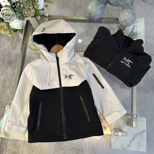 Arcteryx Kids 3-in-1 Hooded Jacket Waterproof Windproof Warm Comfortable Stylish 