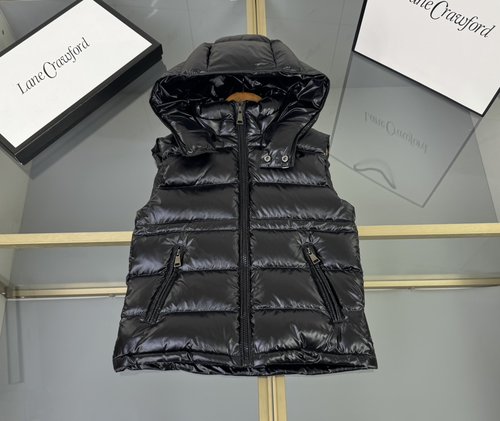 Moncler High-end Unisex Kids Down Coat with Detachable Hood