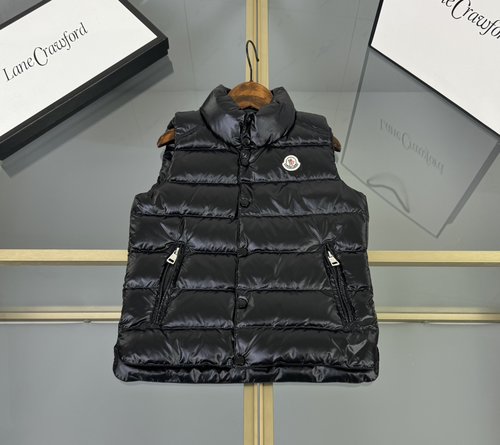 Moncler Kids Premium 90 Goose Down Vest - Soft & Versatile 