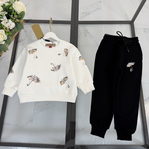 Burberry Unisex Kids Fleece Set - Comfortable & Stylish