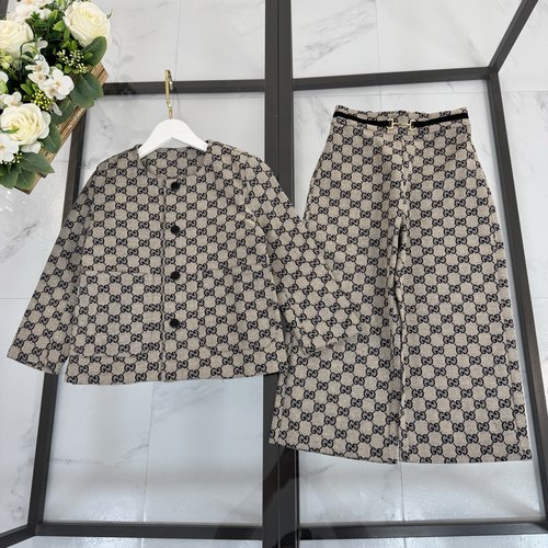 Gucci Kids Jacquard Denim Set for Boys & Girls