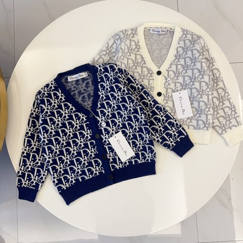 Dior High-end Kids Knit Sweater, Comfortable & Stylish 