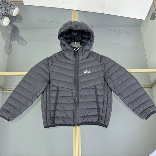 Alo Kids Hooded Lightweight Down Jacket for Boys Girls