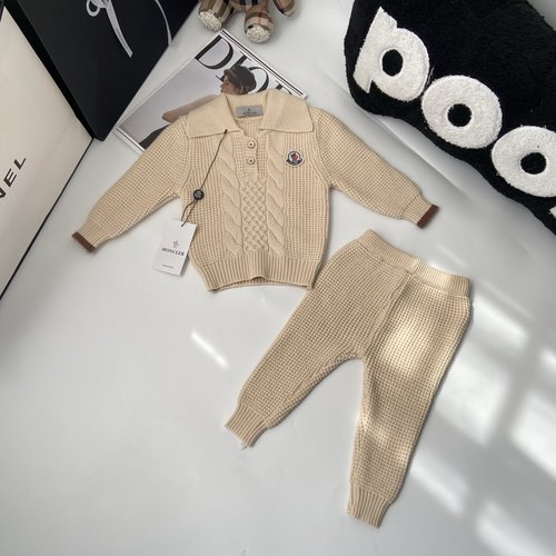 Moncler Baby Knit Onesie Set for Boys & Girls