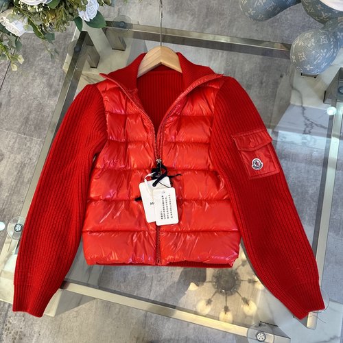 Moncler Luxury Kids Goose Down Jacket Cashmere Blend