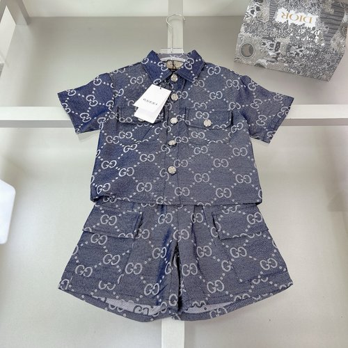 Gucci Kids Jacquard Denim Set - Comfortable & Stylish