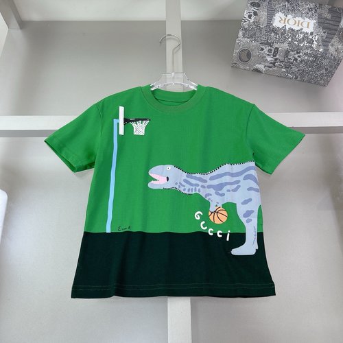 Gucci Kids 3D Letter Print T-Shirt for Boys & Girls 