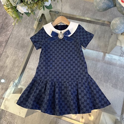 Gucci High-End Girls Dress: Imported Fabric, Comfortable & Stylish